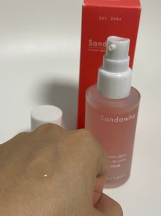 산다화 더블 이펙트 안티 링클 세럼 50ml — 5점을 준 리뷰어가 2022년 10월 올린 사용 사진
