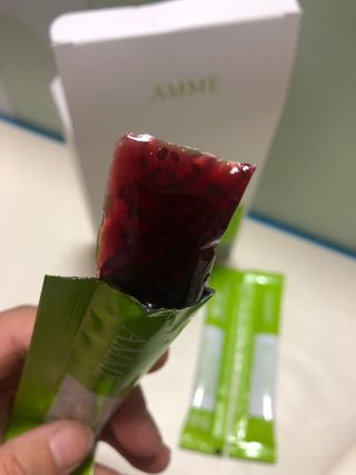 아므_이너뷰티 아므 젤리 컷 그린 씨드 10개입 — 5점을 준 리뷰어가 2021년 2월 올린 사용 사진