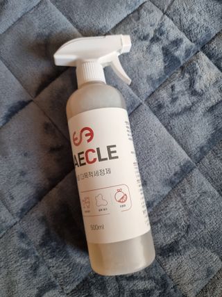소담스퀘어 상암 장바이오텍(주)  배클 다목적 세정제 — 5점을 준 리뷰어가 2022년 12월 올린 사용 사진