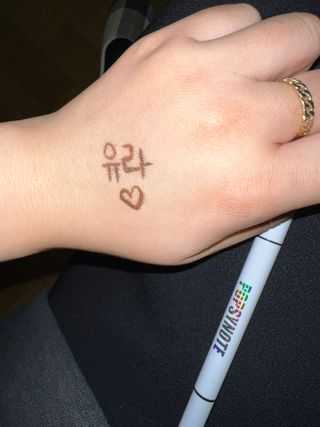 [팝시노트] 듀얼 픽싱 아이마스터 — 5점을 준 리뷰어가 2022년 11월 올린 사용 사진