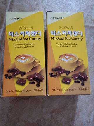 (주) 피치코리아 믹스커피캔디76g x2개입 — 5점을 준 리뷰어가 2022년 11월 올린 사용 사진