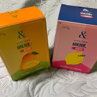 비타앤C 레몬맛, 망고맛 — 5점을 준 리뷰어가 2021년 4월 올린 사용 사진