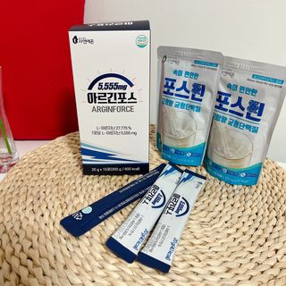 자연에온 아르긴포스 L-아르기닌 5555mg 스틱 15개입 1박스 — 5점을 준 리뷰어가 2022년 2월 올린 사용 사진
