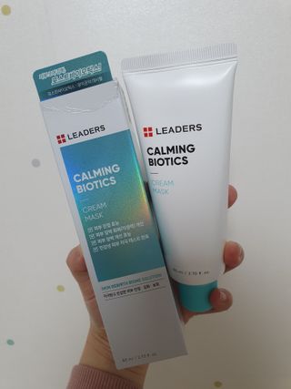 리더스코스메틱 리더스 카밍 바이오틱스 크림 마스크 — 5점을 준 리뷰어가 2021년 2월 올린 사용 사진