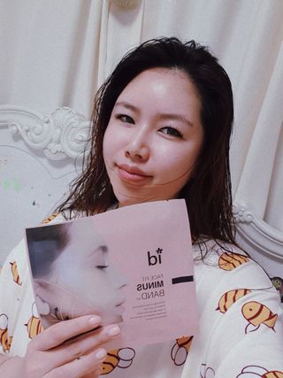 아이디플라코스메틱 아이디 페이스핏 마이너스 밴드 v2 — 5점을 준 리뷰어가 2021년 6월 올린 사용 사진