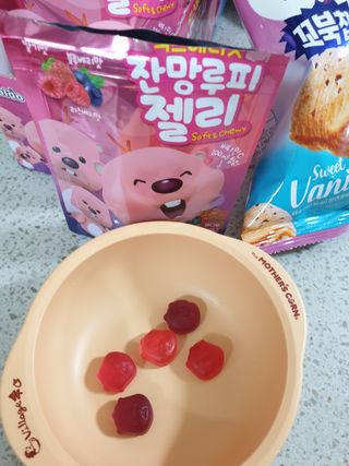 [팔도] 잔망루피젤리 믹스베리맛 42g 8개 — 5점을 준 리뷰어가 2022년 1월 올린 사용 사진