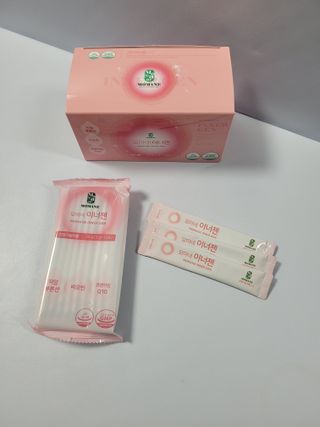 [모마네] 이너뷰티 히알루론산 비오틴 코큐텐 저분자피쉬콜라겐 - 3 g 30포 ★석류맛 — 5점을 준 리뷰어가 2021년 12월 올린 사용 사진