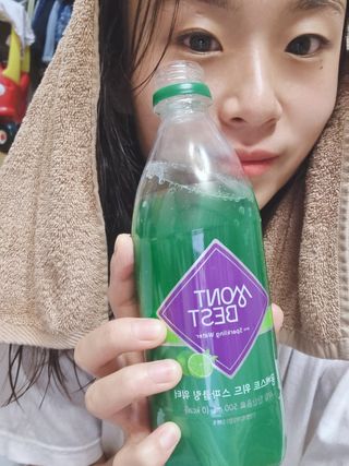 몽베스트 Montbest with Sparkling water Lime20병 — 5점을 준 리뷰어가 2021년 10월 올린 사용 사진