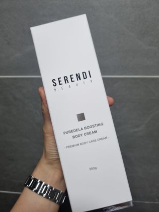 세렌디뷰티 퓨어델라 부스팅 바디크림 — 5점을 준 리뷰어가 2021년 8월 올린 사용 사진