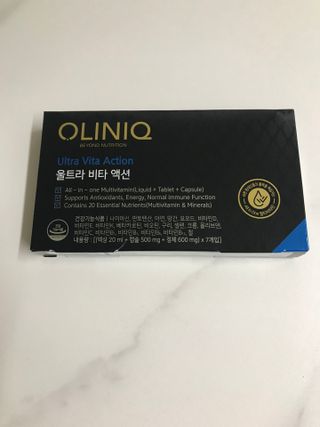 올리닉 울트라비타액션 — 5점을 준 리뷰어가 2021년 12월 올린 사용 사진