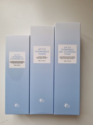 페브유 / FABYOU 페브유 pH5.5 캐모마일 젤 클렌징 폼 + 클렌징 오일 + 토너 3종 세트 — 5점을 준 리뷰어가 2021년 7월 올린 사용 사진