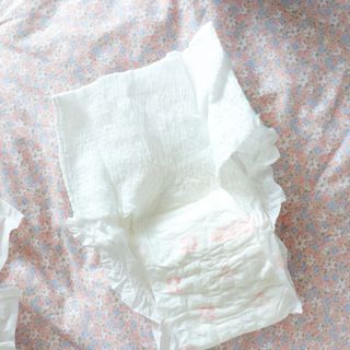 N[템포 ] 패드 내추럴 순면 입는 오버나이트 5P * 2개 — 5점을 준 리뷰어가 2024년 1월 올린 사용 사진
