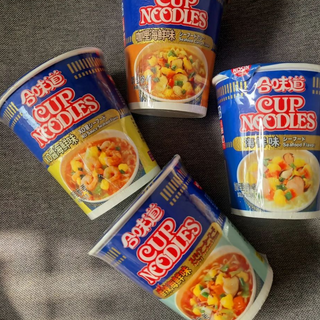 NISSIN 닛신 컵누들  4종 - 씨푸드오리지날, 씨푸드 스파이시, 씨푸드 커리, 씨푸드 XO소스 — 5점을 준 리뷰어가 2022년 5월 올린 사용 사진