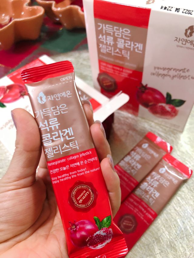 자연에온 가득담은 석류 콜라겐 젤리스틱 2BOX 리뷰 사진