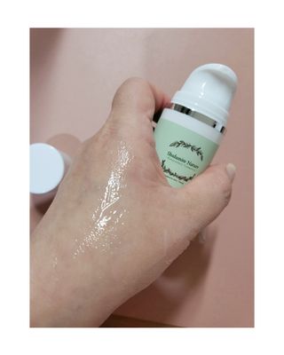 술람미네이처 자연주의 화장품ㅣ속보습 충전 + 민감/트러블 피부 진정 - 알로에 듬뿍 수분 크림 50ml — 5점을 준 리뷰어가 2022년 6월 올린 사용 사진