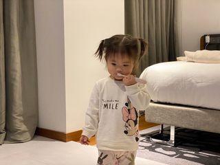 마더케이 0.5단계 유아 칫솔 세트 — 5점을 준 리뷰어가 2021년 11월 올린 사용 사진