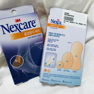 3M 넥스케어 물집방지쿠션테이프 1매 + 물집방지패드 10매 — 5점을 준 리뷰어가 2024년 4월 올린 사용 사진