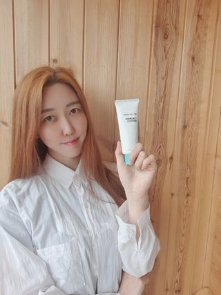 리더스코스메틱 리더스 카밍 바이오틱스 크림 마스크 — 4점을 준 리뷰어가 2021년 3월 올린 사용 사진