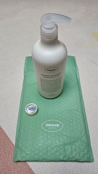 베베숲 홈 아기 세탁세제 브리즈가든향 — 5점을 준 리뷰어가 2024년 7월 올린 사용 사진