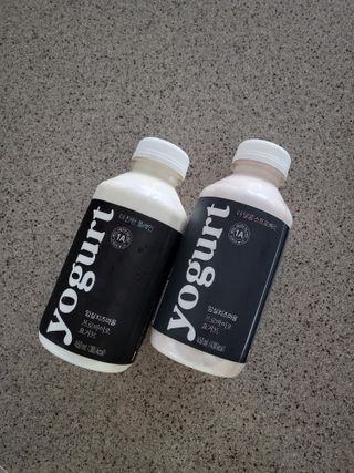 숲골 임실치즈마을 프로바이오 요거트 450ml 2개 — 5점을 준 리뷰어가 2021년 10월 올린 사용 사진
