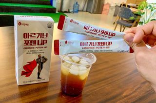자연에온 고함량 아르기닌 포텐 UP 5555mg 20g x 15포 — 5점을 준 리뷰어가 2021년 9월 올린 사용 사진