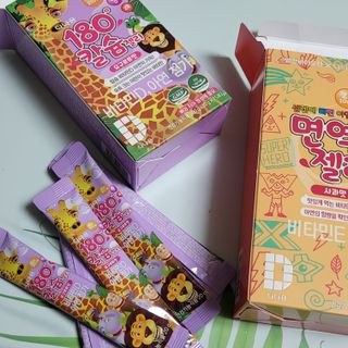 다나음 180도 칼슘젤리+아연면역젤리 — 5점을 준 리뷰어가 2021년 12월 올린 사용 사진