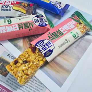 이지프로틴바 3종x각 2ea (고단백질바, 멀티단백질바, 식물성단백질바) — 5점을 준 리뷰어가 2024년 2월 올린 사용 사진