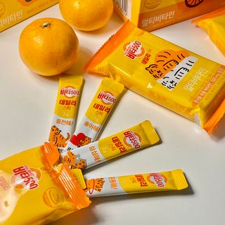 광동생활건강 [광동] 비타500데일리스틱  ★빼빼로데이★ 30포+70포+ 뚱랑이스티커+빼빼로+쇼핑백 — 5점을 준 리뷰어가 2022년 11월 올린 사용 사진