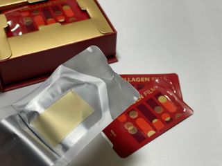 프리마인 귀족의 콜라겐, 92배 흡수율. 럭셔리 프리미엄 셀라브 콜라겐필름 30매 — 4.5점을 준 리뷰어가 2021년 10월 올린 사용 사진