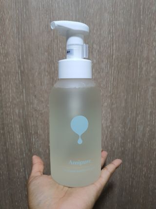아미퓨어 [라이브] 피부장벽 강화를 위한 머랭 버블 클렌저 천연계면활성제로 온가족 사용가능 — 4.5점을 준 리뷰어가 2021년 7월 올린 사용 사진