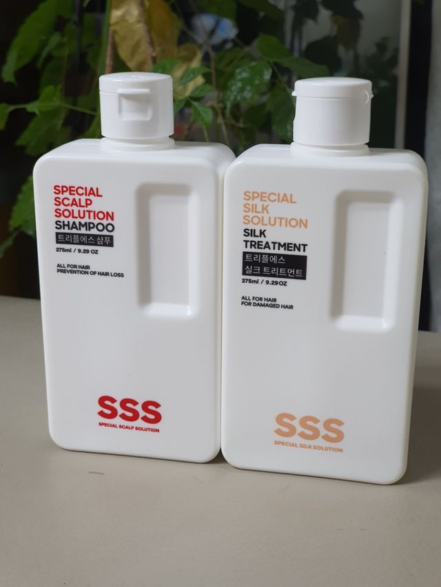 트리플에스 탈모 샴푸 275ml + 실크 트리트먼트 275ml 리뷰 사진