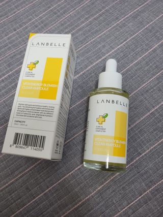 랑벨 비타 에너지 잡티 앰플 50ml 고농축 비타민, 저자극, 수분 촉촉, 미백 앰플 — 5점을 준 리뷰어가 2022년 4월 올린 사용 사진