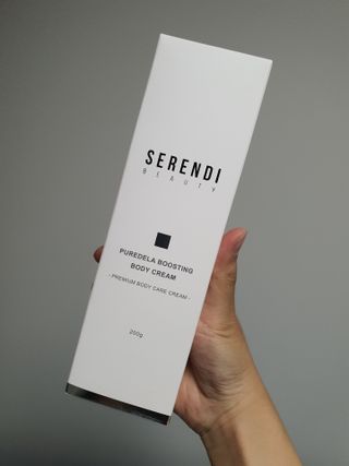 세렌디뷰티 퓨어델라 부스팅 바디크림 — 5점을 준 리뷰어가 2021년 7월 올린 사용 사진
