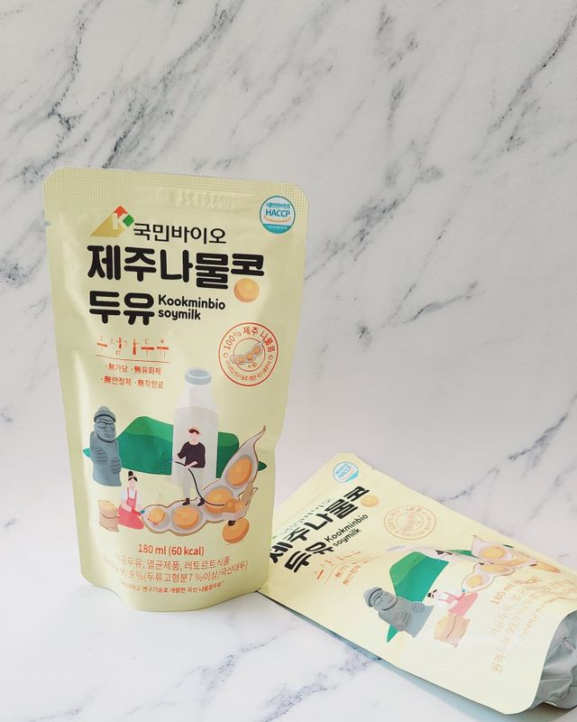 국민바이오 제주나물콩두유 리뷰 사진