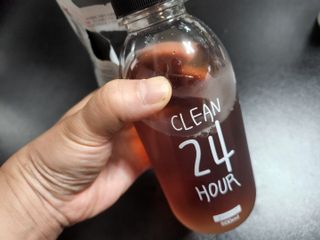 클린24시간 1BOX(5포) + 전용보틀(500ml) — 4.5점을 준 리뷰어가 2022년 7월 올린 사용 사진