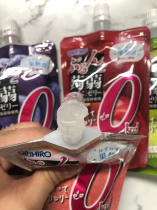 ORIHIRO 오리히로 곤약젤리 제로칼로리 130g 4종 4팩(맛별로 1팩씩) — 4.5점을 준 리뷰어가 2023년 2월 올린 사용 사진