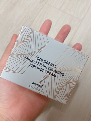 피부미 골드베릴 미라클페어 세레이징 퍼밍 크림 50ml — 5점을 준 리뷰어가 2021년 9월 올린 사용 사진