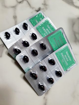 네이처셋 루테인 아스타잔틴 캡슐 1개월분 — 5점을 준 리뷰어가 2021년 7월 올린 사용 사진