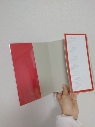 리훈 2023년 아이라이크 모눈 다이어리 미니달력 세트 — 5점을 준 리뷰어가 2022년 12월 올린 사용 사진