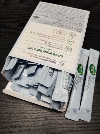 셀렉스스포츠 셀렉스 밀크세라마이드 저분자피쉬콜라겐 28포 X 1박스 — 5점을 준 리뷰어가 2021년 7월 올린 사용 사진