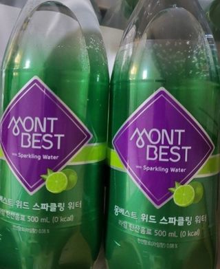 몽베스트 Montbest with Sparkling water Lime20병 — 5점을 준 리뷰어가 2022년 7월 올린 사용 사진