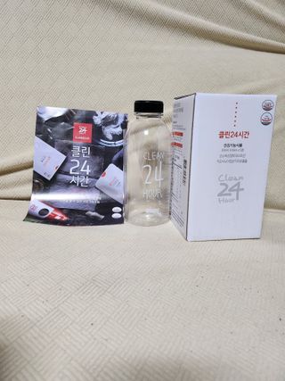 클린24시간 1BOX(5포) + 전용보틀(500ml) — 4점을 준 리뷰어가 2023년 8월 올린 사용 사진