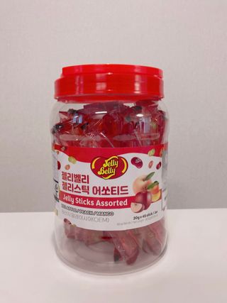 젤리벨리 젤리스틱 어쏘티드 900g — 4점을 준 리뷰어가 2022년 8월 올린 사용 사진
