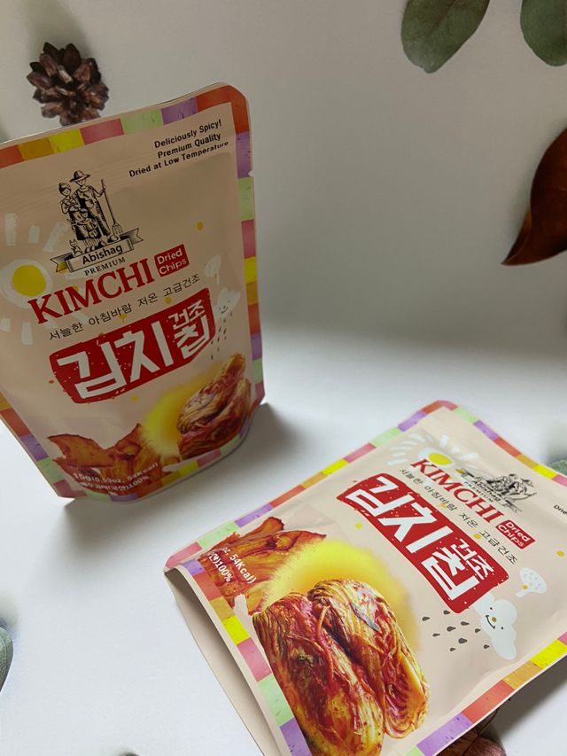 건조김치칩 4봉지 구성 리뷰 사진