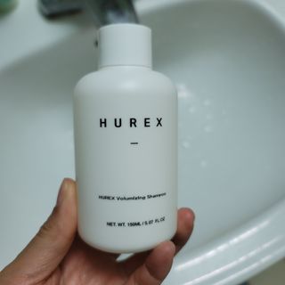[HUREX] 휴렉스 볼류마이징 탈모완화 기능성 샴푸 본품+휴대용 — 4점을 준 리뷰어가 2021년 8월 올린 사용 사진
