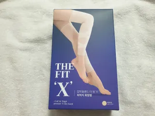 땡스마이레그 더핏X 압박밴드 허벅지확장형 — 4점을 준 리뷰어가 2022년 8월 올린 사용 사진