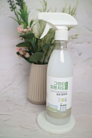 [엠메이데이] 그린티 피톤치드 감쪽같이 500ml + 손소독액 50ml — 5점을 준 리뷰어가 2022년 2월 올린 사용 사진