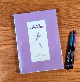 리훈 2024다이어리 아이라이크 모눈다이어리 — 5점을 준 리뷰어가 2023년 9월 올린 사용 사진