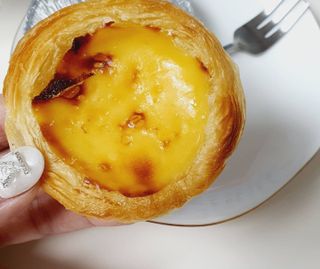 디앙뜨 포르투갈 에그타르트 오리지널 맛+패션후르츠 맛 중 택1 — 5점을 준 리뷰어가 2021년 8월 올린 사용 사진