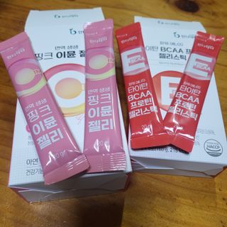 인디닥터 면역 생생 핑크 이뮨 젤리 + 타이탄 BCAA 프로틴 젤리스틱 — 5점을 준 리뷰어가 2022년 3월 올린 사용 사진
